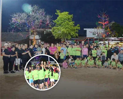 La magia de la Navidad ilumina la Unidad Deportiva 21 de Marzo en Culiac&aacute;n