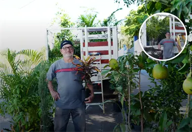 Entre &aacute;rboles y plantas a sus 73 a&ntilde;os, El&iacute;as Uribe siembra vida y esperanza en Culiac&aacute;n