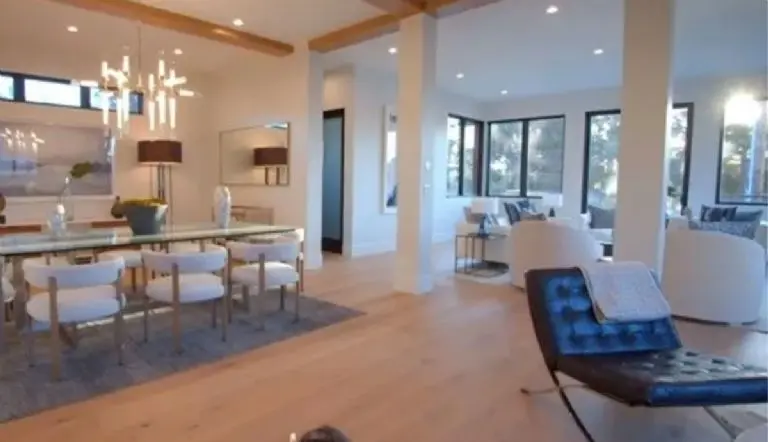 Interior de la propiedad de Paty Chapoy. Foto: Cortesía