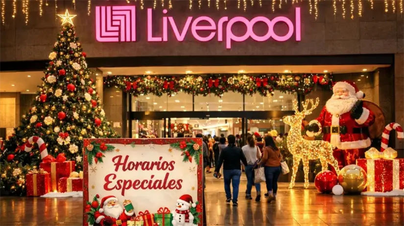 Tiendas Liverpool que abrirán el 25 de diciembre. Foto: cortesía.