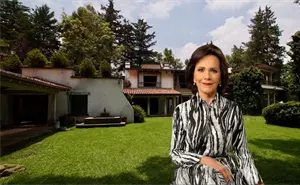 Así es la lujosa mansión en que vive la conductora Paty Chapoy