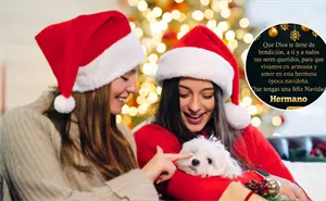 Mensajes bonitos de Navidad para dedicar a mi hermano o hermana