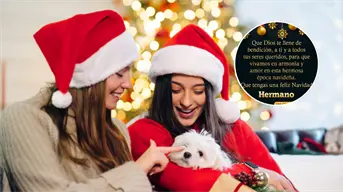 Mensajes bonitos de Navidad para dedicar a mi hermano o hermana
