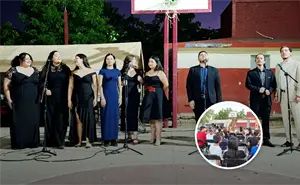 TAOS ofrece un concierto histórico y lleno de armonía al aire libre en la colonia Emiliano Zapata en Culiacán