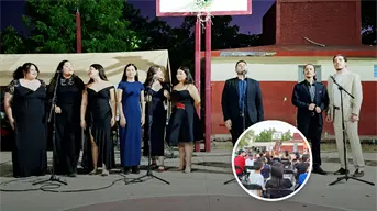 TAOS ofrece un concierto histórico y lleno de armonía al aire libre en la colonia Emiliano Zapata en Culiacán