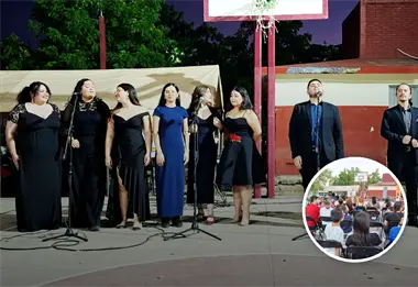 TAOS ofrece un concierto hist&oacute;rico y lleno de armon&iacute;a al aire libre en la colonia Emiliano Zapata en Culiac&aacute;n