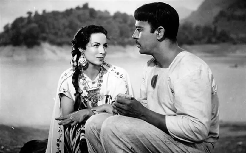 Pedro Infante junto a María Félix en Tizoc. Foto: Cortesía.