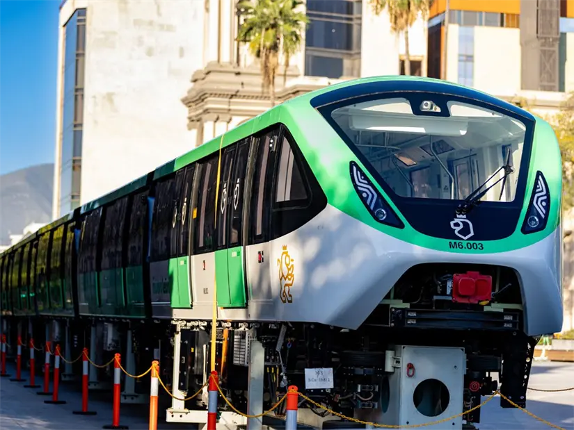 Trenes que tendrá Monterrey con capacidad para 720 personas cada uno. Foto: Cortesía
