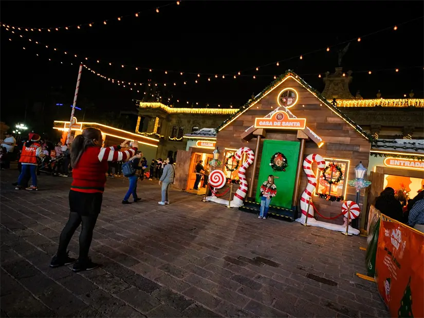 Atracciones de la Macro Navidad. Foto: Cortesía