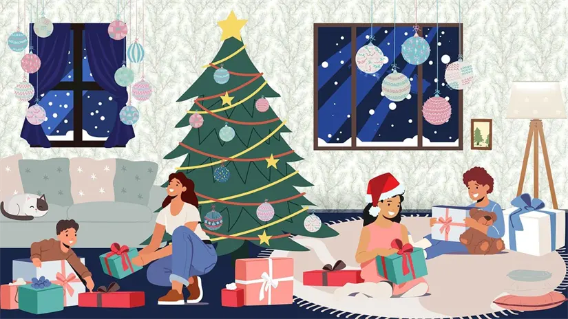 Millones de niñas y niños en todo el mundo esperan la llegada de Santa. Imagen: Pixabay