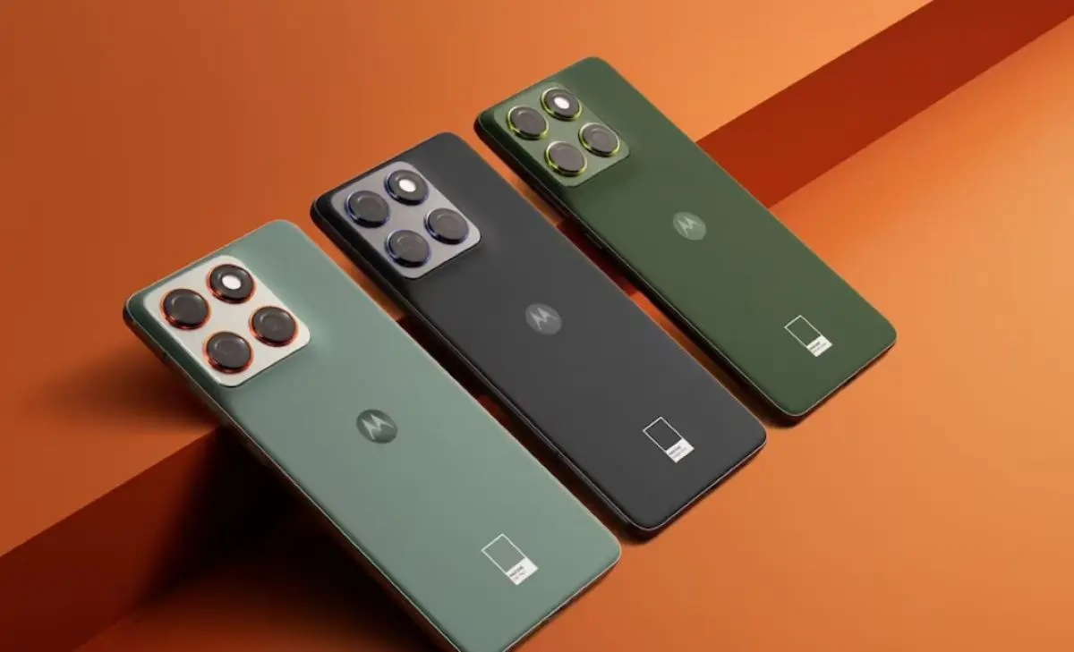 Motorola Edge 70 con almacenamiento de 512 GB. Foto. Cortesía