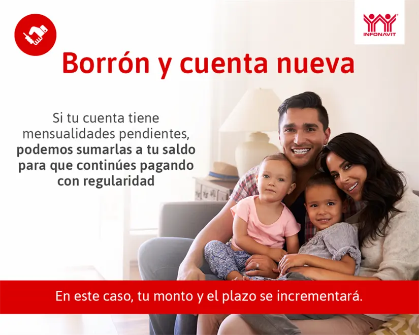 Programa Borrón y Cuenta Nueva del Infonavit. Foto: cortesía.