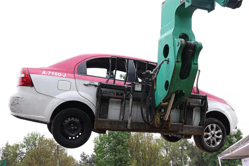 Comienza renovación de taxis de la CDMX. Foto: Cortesía