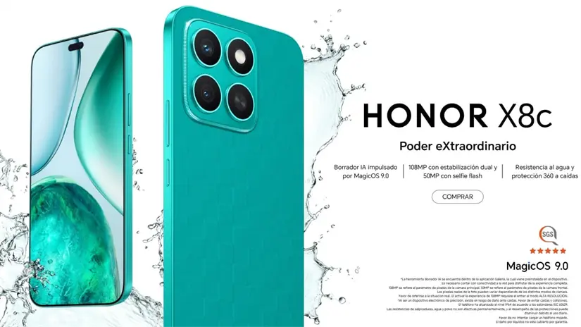 HONOR X8c. Foto: Cortesía