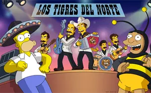 Los Tigres del Norte llegan a Los Simpson: ¿Cuándo y qué canción tocarán?