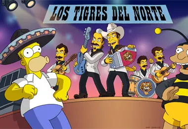 Los Tigres del Norte llegan a Los Simpson: &iquest;Cu&aacute;ndo y qu&eacute; canci&oacute;n tocar&aacute;n?