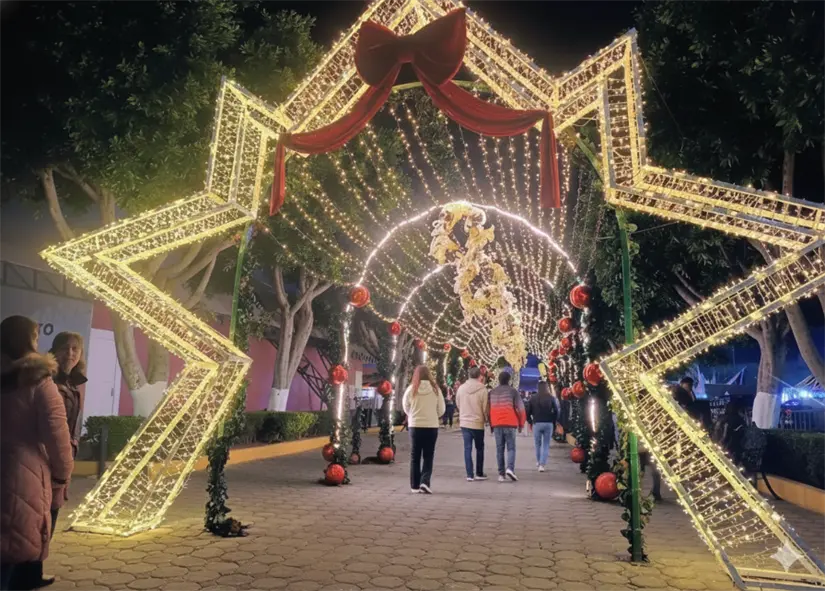 Villa Iluminada en Tlaxcala. Foto: cortesía.