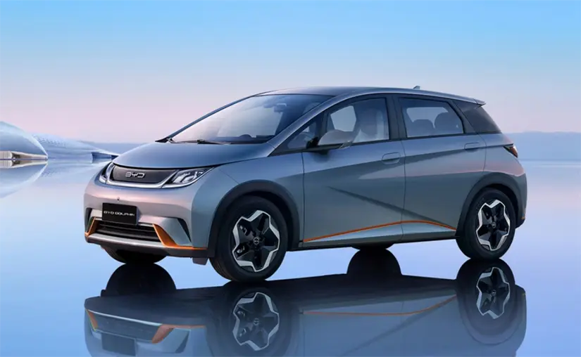 BYD prepara una versión híbrida del famoso Dolphin, uno de sus modelos más vendidos. Foto: Cortesía