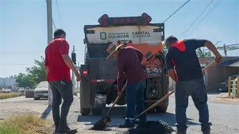 Culiacán avanza en mantenimiento vial con jornadas constantes de bacheo