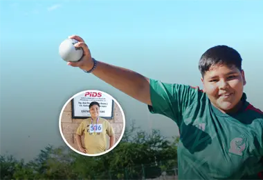 David, el ni&ntilde;o que hace volar sus sue&ntilde;os con cada lanzamiento en Culiac&aacute;n