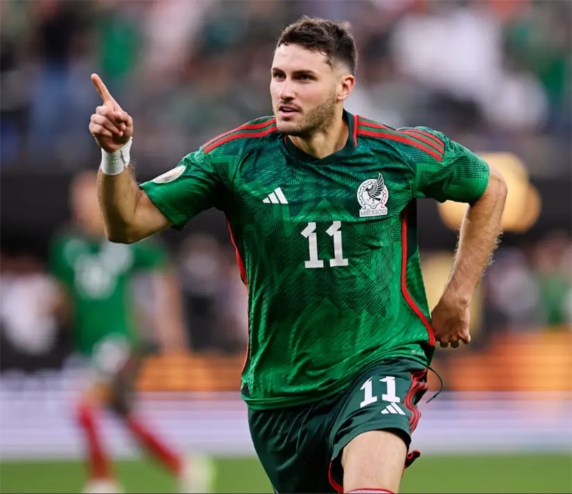 Futbolista mexicano, Santiago Giménez. Foto: cortesía.