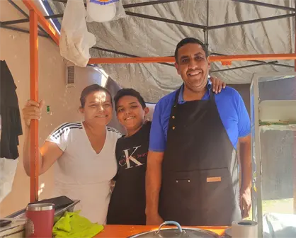 Manuel y Mar&iacute;a Luisa levantaron su sue&ntilde;o familiar con la Birria El Negro en La Conquista