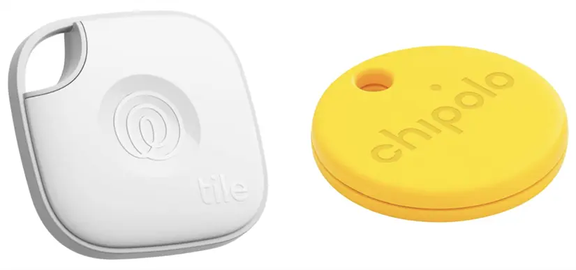Rastreadores Tile Mate y Chipolo ONE.