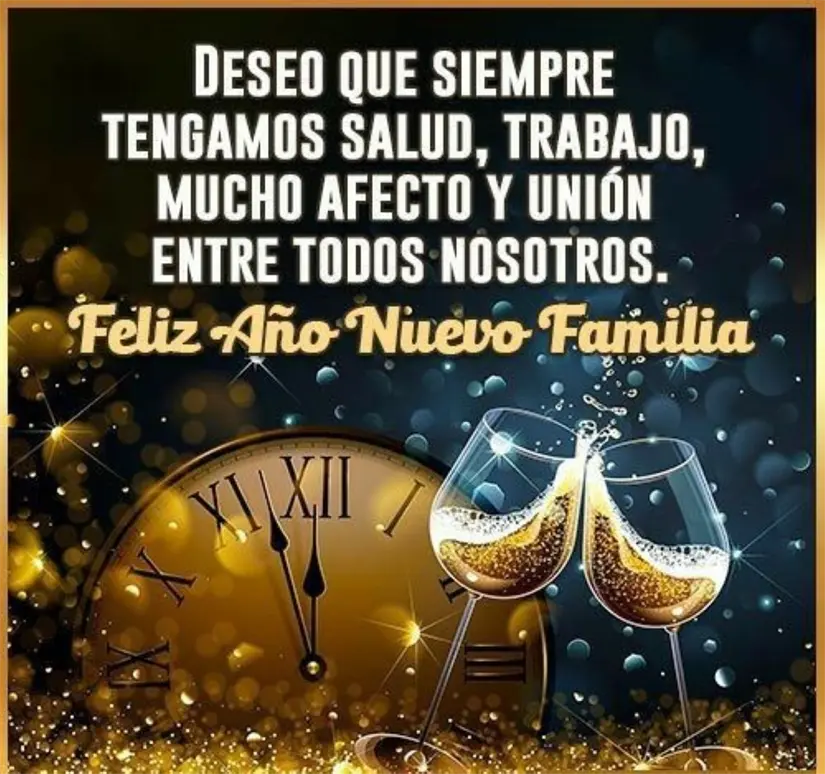 Frases lindas para desear Feliz Año Nuevo. Foto: Cortesía