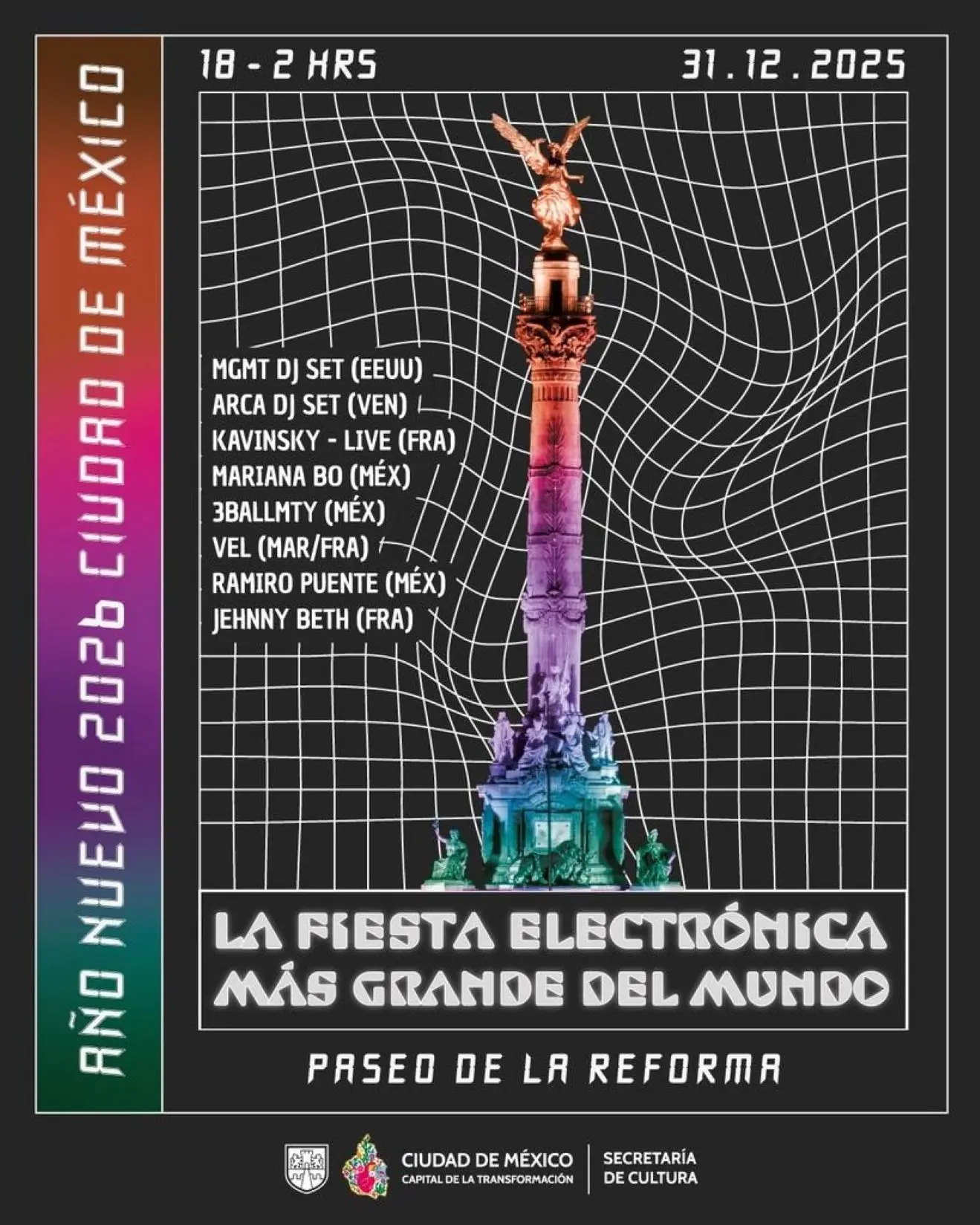 La fiesta electrónica más grande del mundo en la CDMX. Foto: Cortesía
