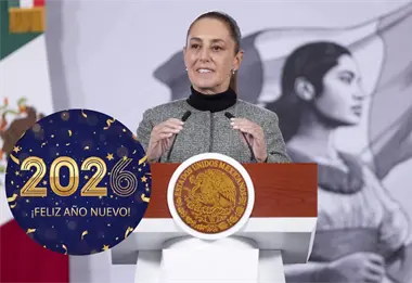 &iquest;C&oacute;mo celebr&oacute; el A&ntilde;o Nuevo la presidenta Claudia Sheinbaum?