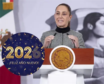 &iquest;C&oacute;mo celebr&oacute; el A&ntilde;o Nuevo la presidenta Claudia Sheinbaum?