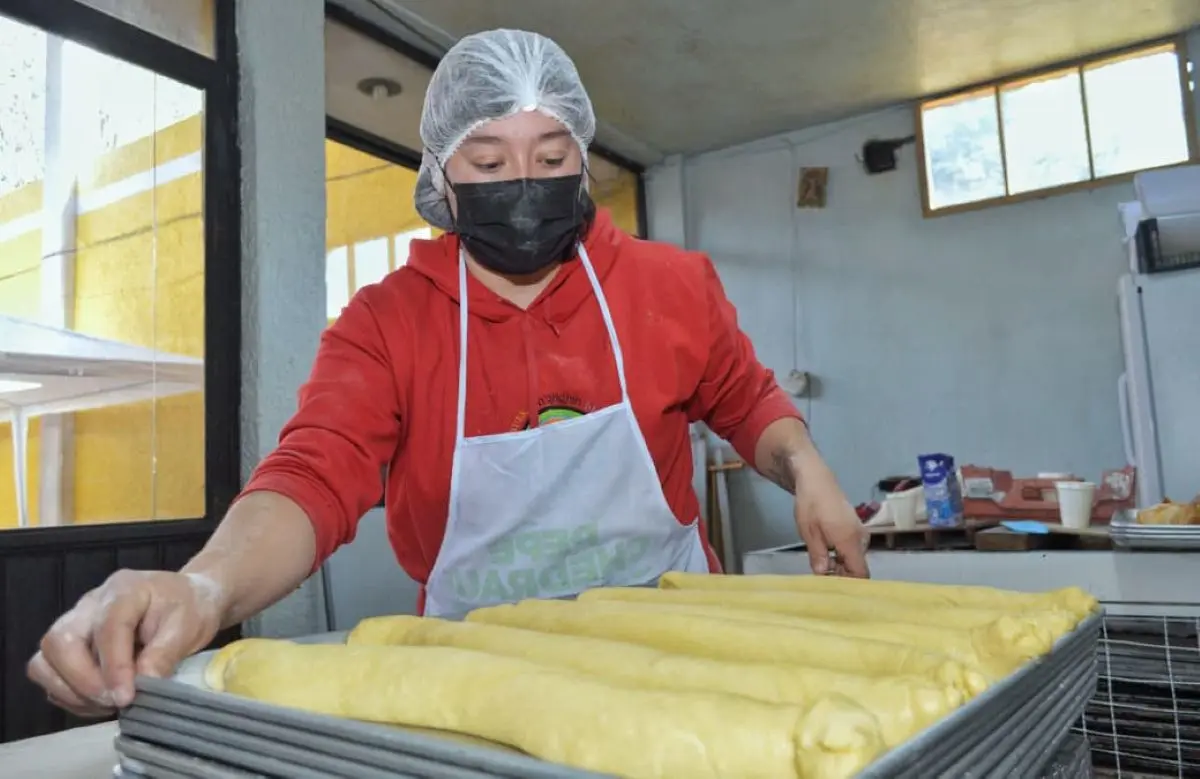 Rosca de Reyes gigante en Puebla este fin de semana . Foto: Cortesía
