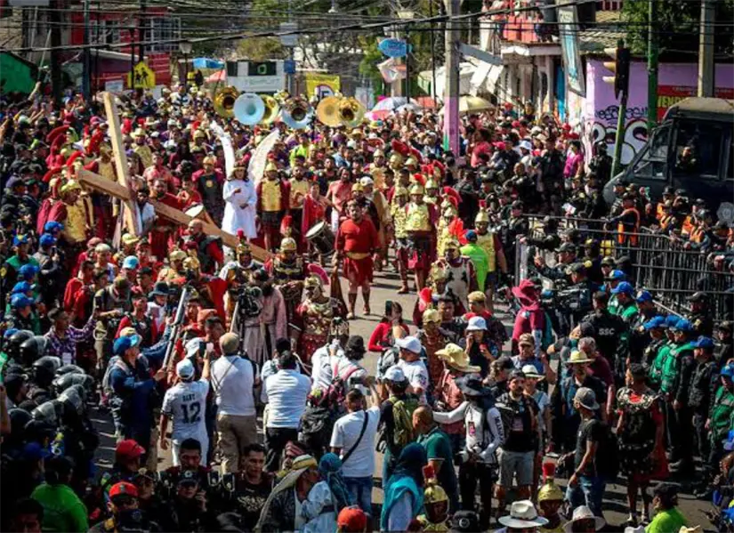 Semana Santa en Iztapalapa. Foto: cortesía.