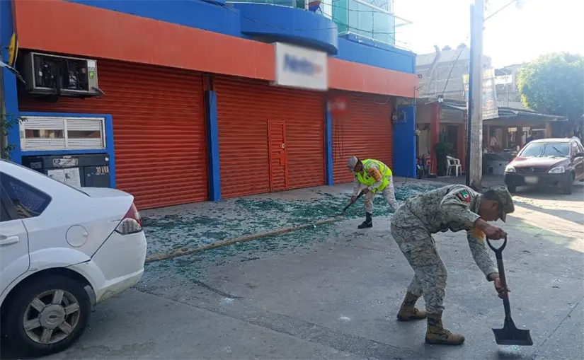 Más de mil elementos del Ejército, Guardia Nacional y Marina fueron desplegados en los estados afectados. Foto: Cortesía