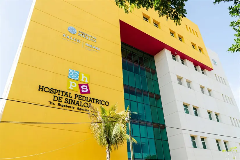 Hospital Pediátrico de Sinaloa. Fuente: https://hospitalpediatrico.org/