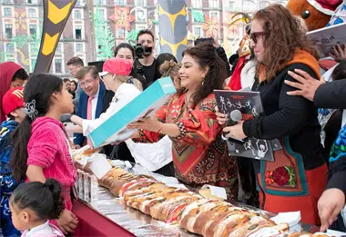 Invitan a disfrutar de la Mega Rosca de Reyes de 250 metros en la CDMX; fecha y horario
