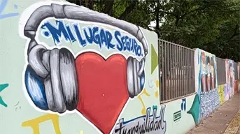 Murales hablan por la niñez en la primaria Lázaro Cárdenas