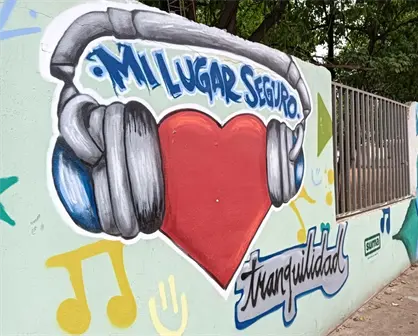 Murales hablan por la niñez en la primaria Lázaro Cárdenas