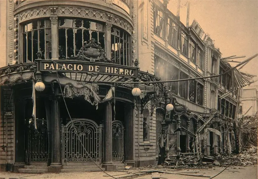 Así lucía la primera tienda de El Palacio de Hierro, inaugurada en el Centro Histórico de CDMX.