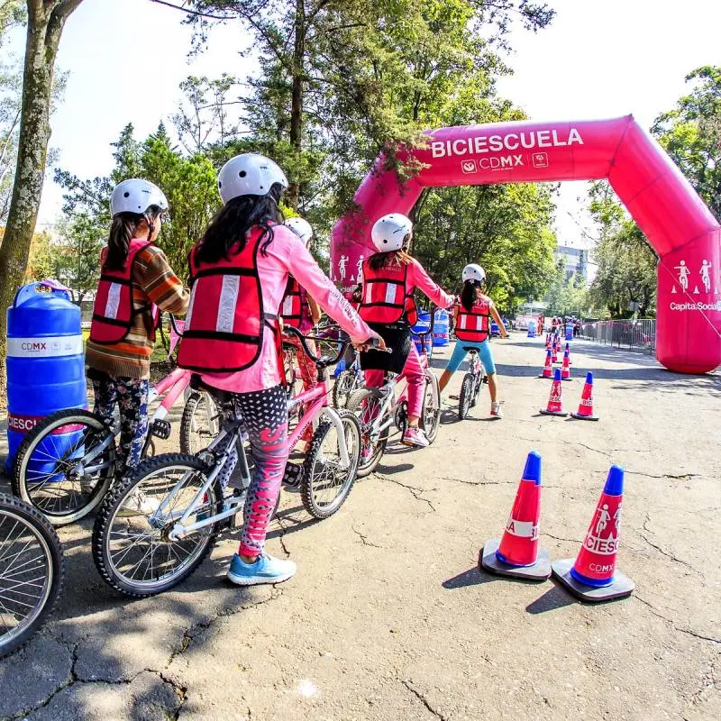 Conoce las sedes para acceder al programa de Biciescuelas en la CDMX. Foto: Cortesía.