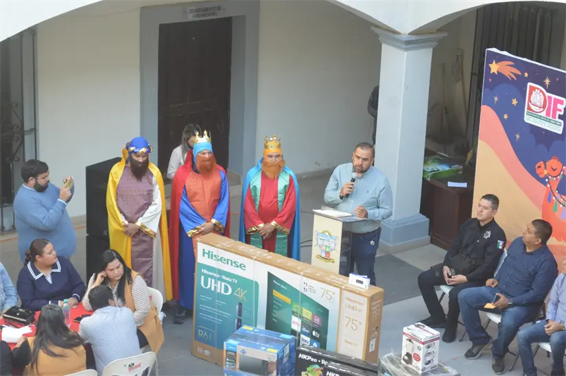 Aspectos del evento del Día de Reyes. Foto: Yolanda Tenorio