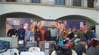 Celebra Ayuntamiento de San Ignacio, Sinaloa, a sus trabajadores, por el Día de Reyes