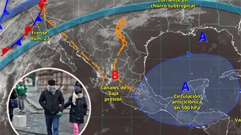 Frente frío 27: los estados donde se sentirán más las bajas temperaturas