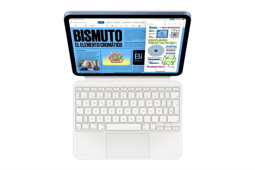 iPad Air M3 es compatible con Magic Keyboard Folio. Foto: Cortesía