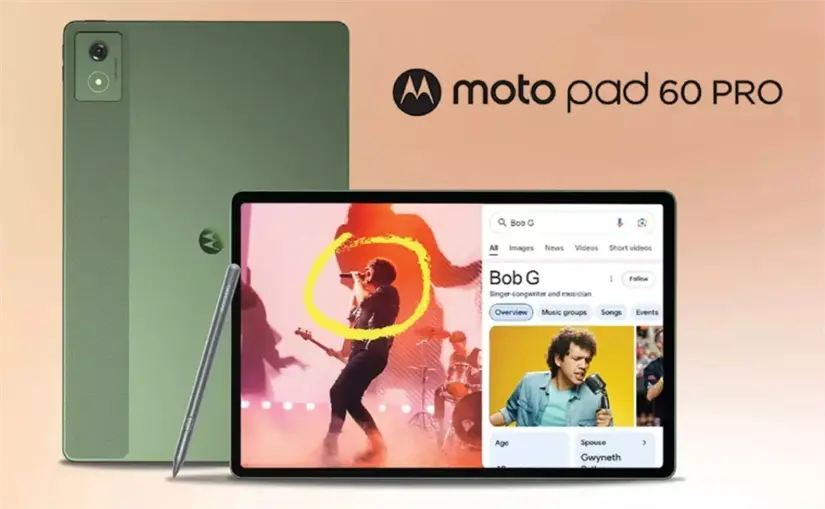 Esta tablet cuenta con el Moto Pen Pro magnético para facilitar tus tareas. Foto: Motorola