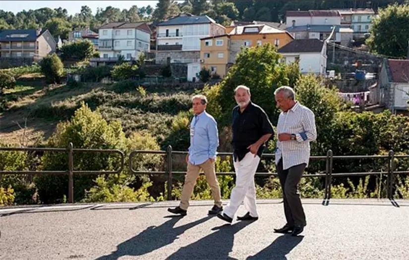 Carlos Slim en Avión, Galicia. Foto: cortesía.
