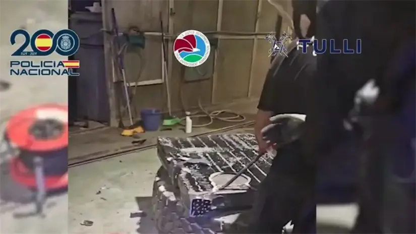 La red criminal operaba a través de una empresa fachada en España.