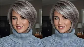Estos son los mejores cortes de cabello para disimular las canas