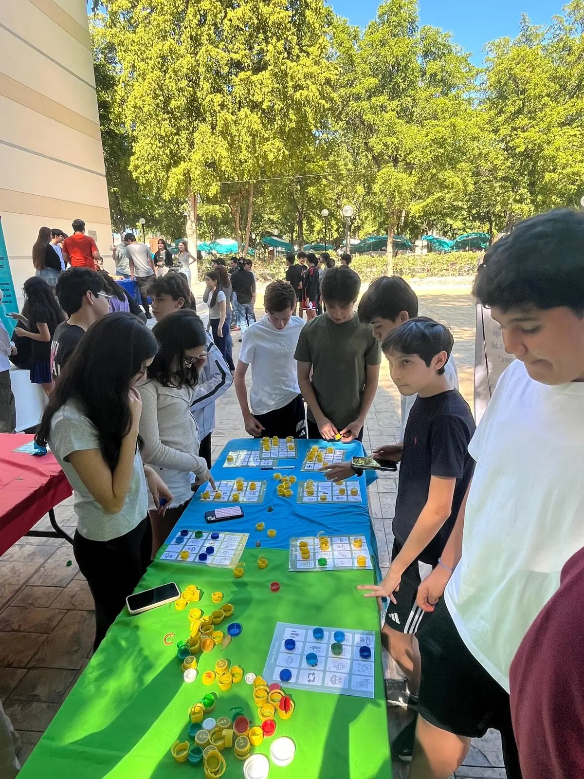 Muy motivados, los estudiantes de la PrepaTec participaron en este evento de conciencia ambiental. Foto: Cortesía.