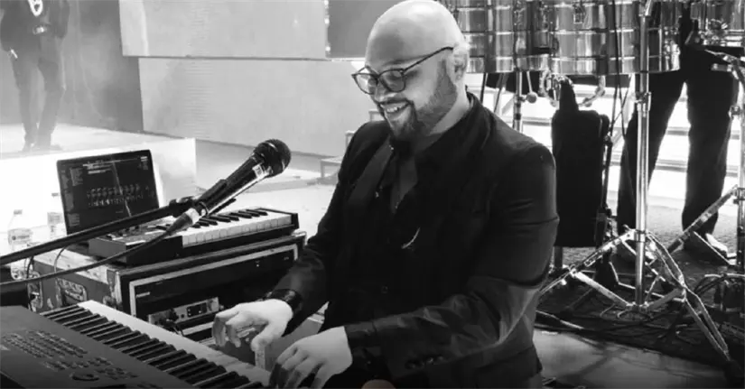 Fallece el tecladista de la Banda MS. Gerson Leos. Foto: cortesía.